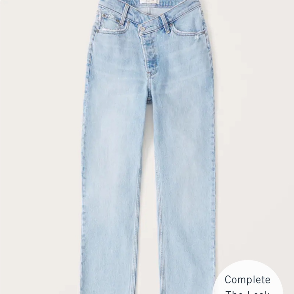 Abercrombie & Fitch Light Blue Straight Jeans
